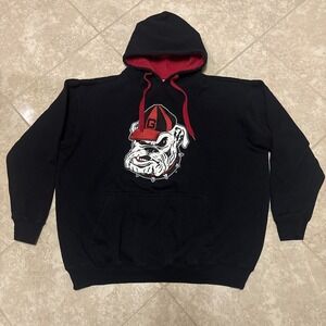 UGA Georgia Bulldogs E5 Hoodie. Very good condition. Stitched Logos. Size 2XL